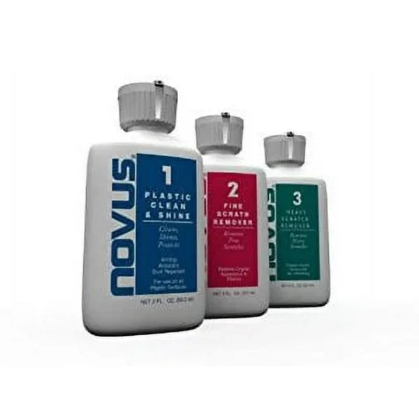 Novus Cleaning and Scratch Remover Kit with Microfiber Cleaning Cloth - 2 Ounce Set - Image 6
