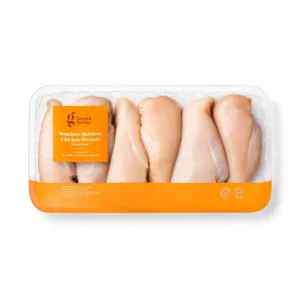 Conventional Boneless Skinless Chicken Breast Value Pack - 2.5-5.25 lbs - price per lb - Good & Gather™