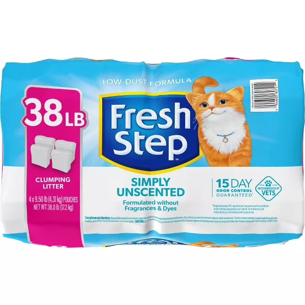 Fresh Step Simply Unscented Clumping Cat Litter - 38lbs - Image 17