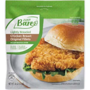 Just Bare Lightly Breaded Chicken Breast Fillets Frozen - 24oz