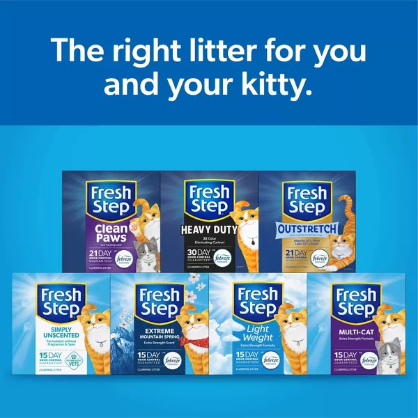 Fresh Step Simply Unscented Clumping Cat Litter - 38lbs - Image 12
