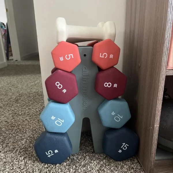 Basic Hand Weight Set Pink/White/Magenta - All In Motion™ - Image 5