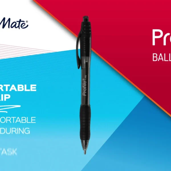 Paper Mate Flair 24pk Felt Pens 0.7mm Medium Tip Multicolored: Art Stationery, Durable Quick Drying, Pocket Clip - Image 9