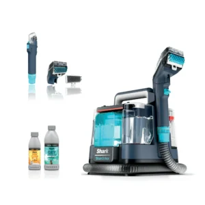 Shark StainStriker Portable Spot & Stain Remover, Carpet & Upholstery Cleaner with 2 tools, 6 oz. Deep Clean Pro Formula and 12 oz. OXY Multiplier Formula.